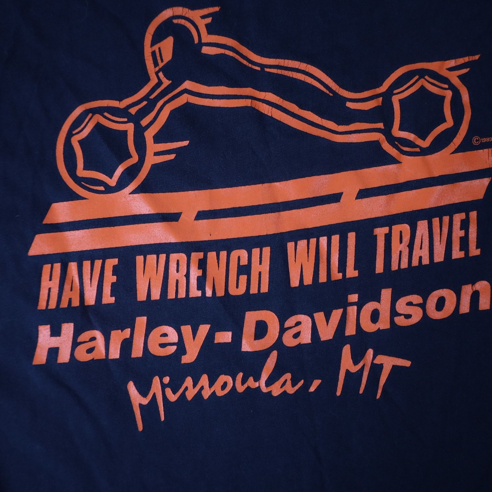 Harley Davidson × Vintage Vintage 1989 Harley Davidson "I Dont Just Own The T Shirt" Size US XXL / EU 58 / 5 - 14 Thumbnail
