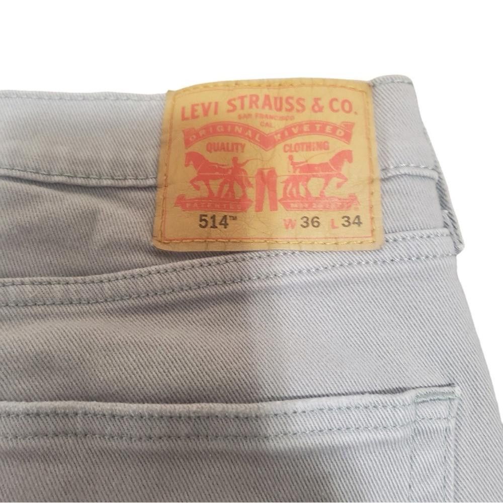 Levi's Levi’s Men’s 514 straight Fit Cut Jeans 36 X 34 Size US 36 / EU 52 - 2 Thumbnail