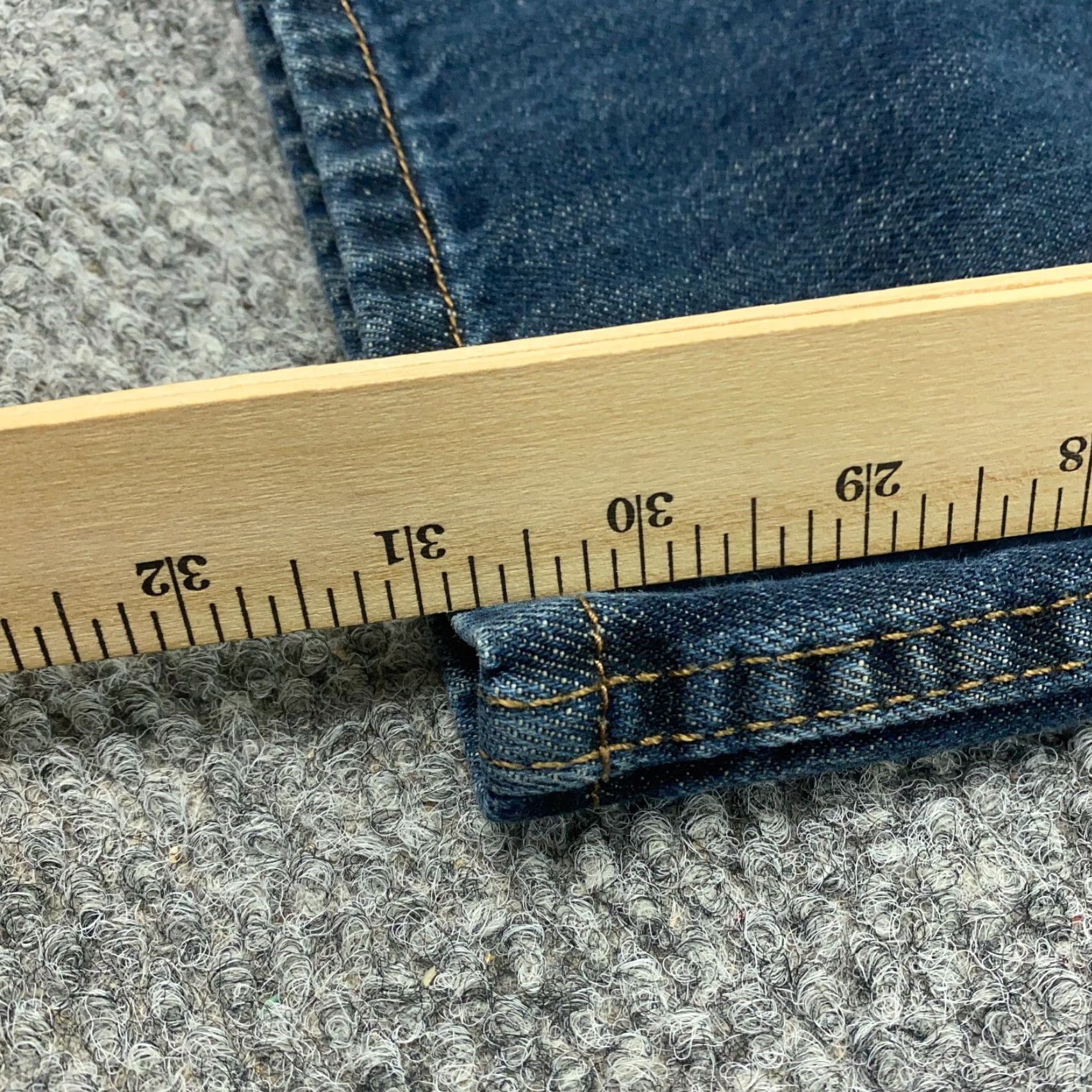 Levi's Levi's 505 Jeans Mens Blue 38x31 Straight Regular 5-Pocket Design Denim Cotton Vintage No Size US 38 / EU 54 - 4 Thumbnail