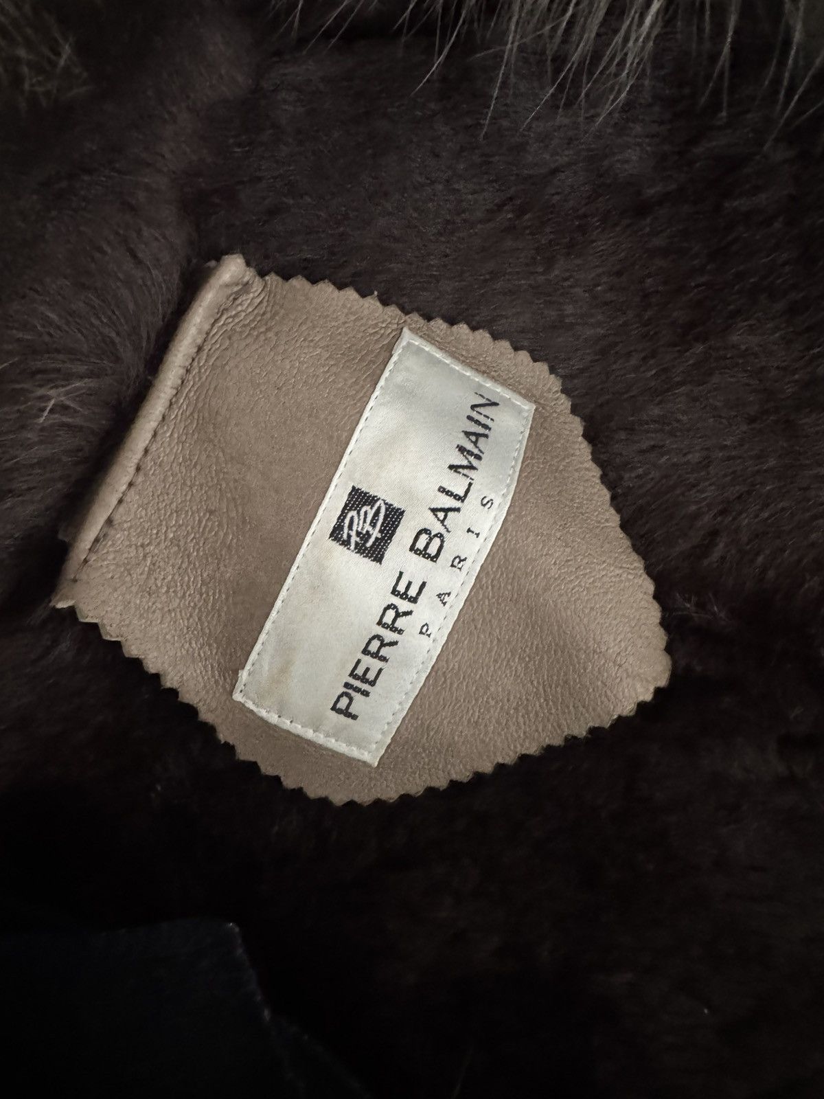 Pierre Balmain Pierre Balmain Shearling Leather Jacket Genuine Fur Trim Size M / US 6-8 / IT 42-44 - 8 Thumbnail