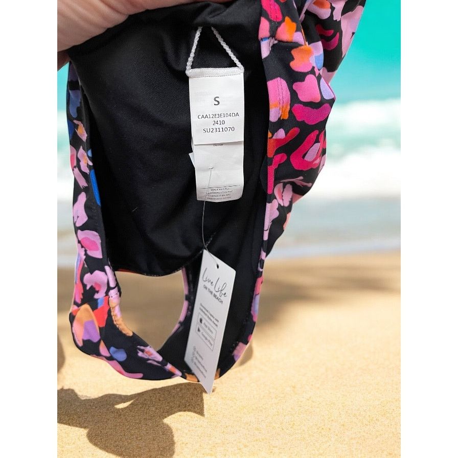 Unknown London Women's Floral Pink One Piece Swimsuit Summerwear Small Size S / US 4 / IT 40 - 5 Thumbnail
