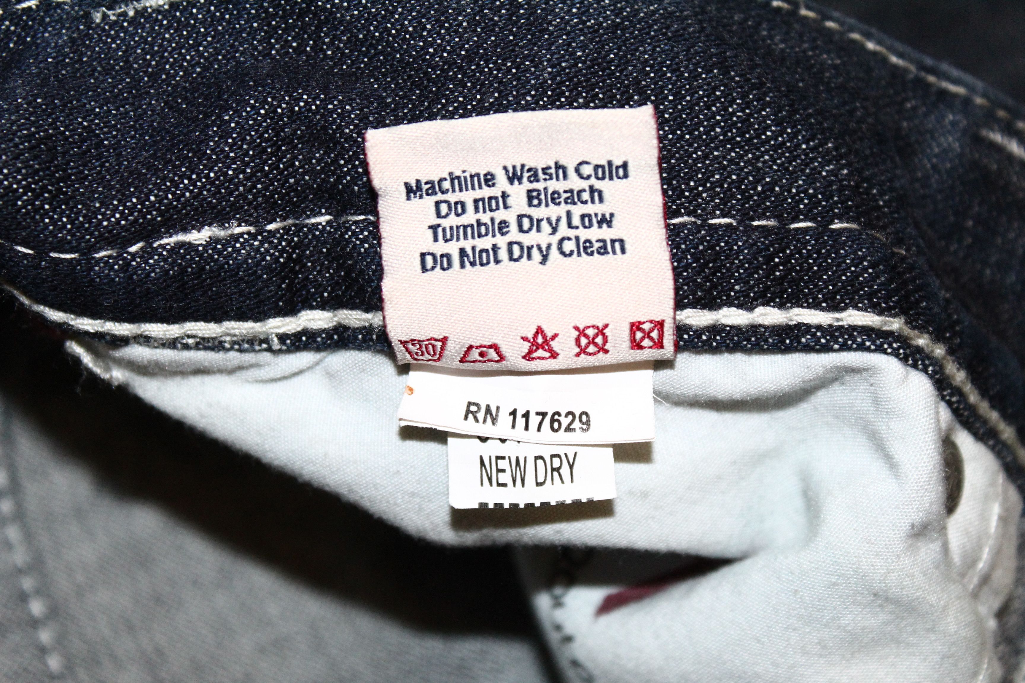 Mek Denim Y2K💥MEK DENIM USA Handcrafted Button Fly Baggy Rap Jeans Size US 33 - 8 Thumbnail