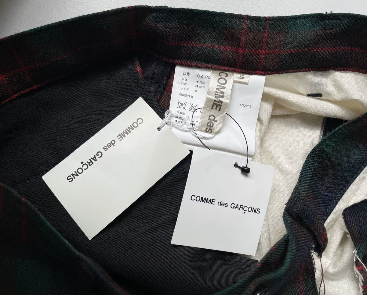 Comme des Garcons A/W 06 ‘Reworked Tartan’ Wool Trousers Size 26" / US 2 / IT 38 - 6 Thumbnail