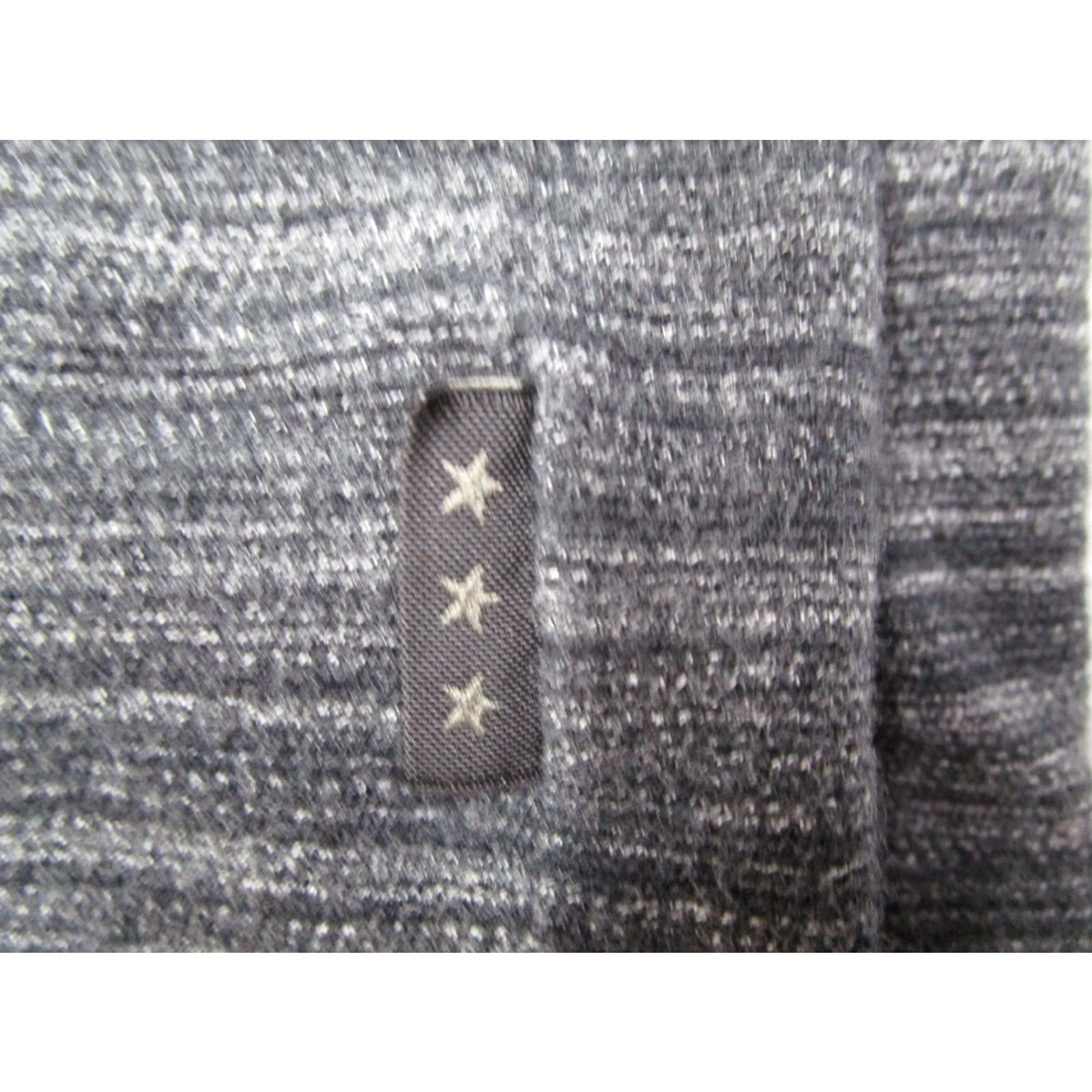 John Varvatos John Varvatos Star USA Shirt Mens Large Gray Striped Short Sleeve Polo Work Shirt Size US L / EU 52-54 / 3 - 5 Thumbnail