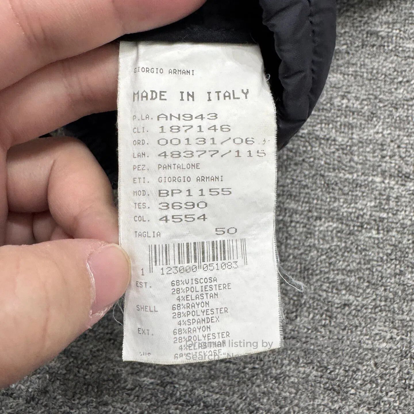 Armani Armani casual pants| Size US 34 / EU 50 - 4 Thumbnail