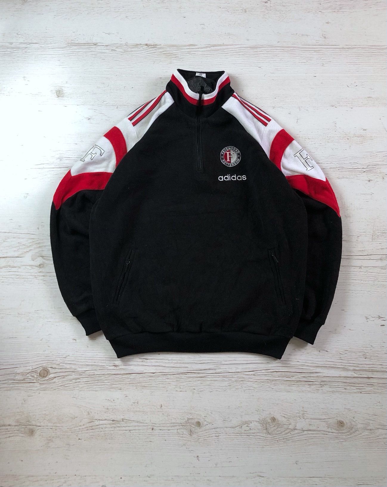Adidas Adidas Feyenoord Rotterdam vintage football jacket Size US M / EU 48-50 / 2 - 1 Thumbnail