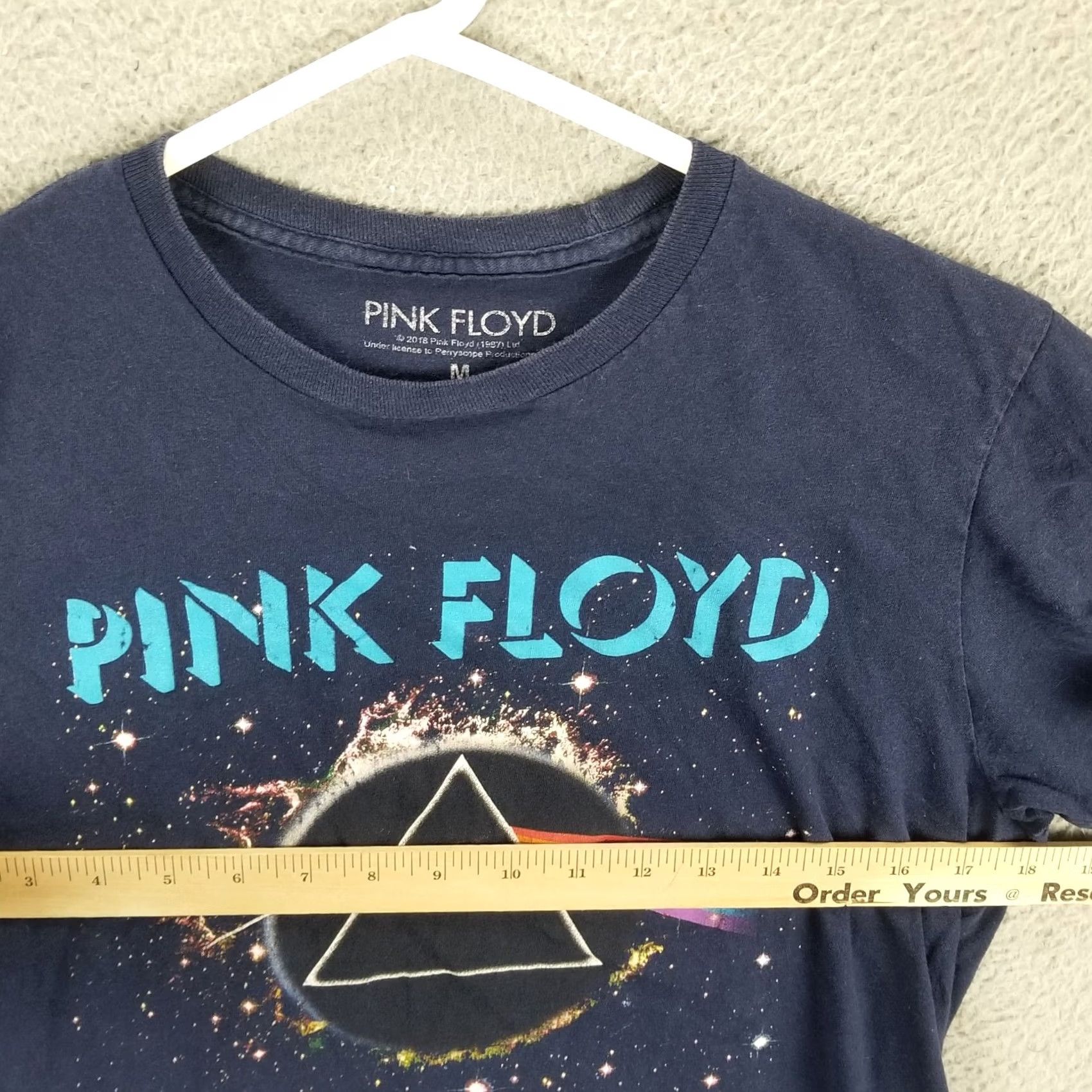 Vintage Pink Floyd T Shirt Ladies Medium Dark Side Of The Moon Band Tee Shirt 2018 Size US M / EU 48-50 / 2 - 6 Thumbnail