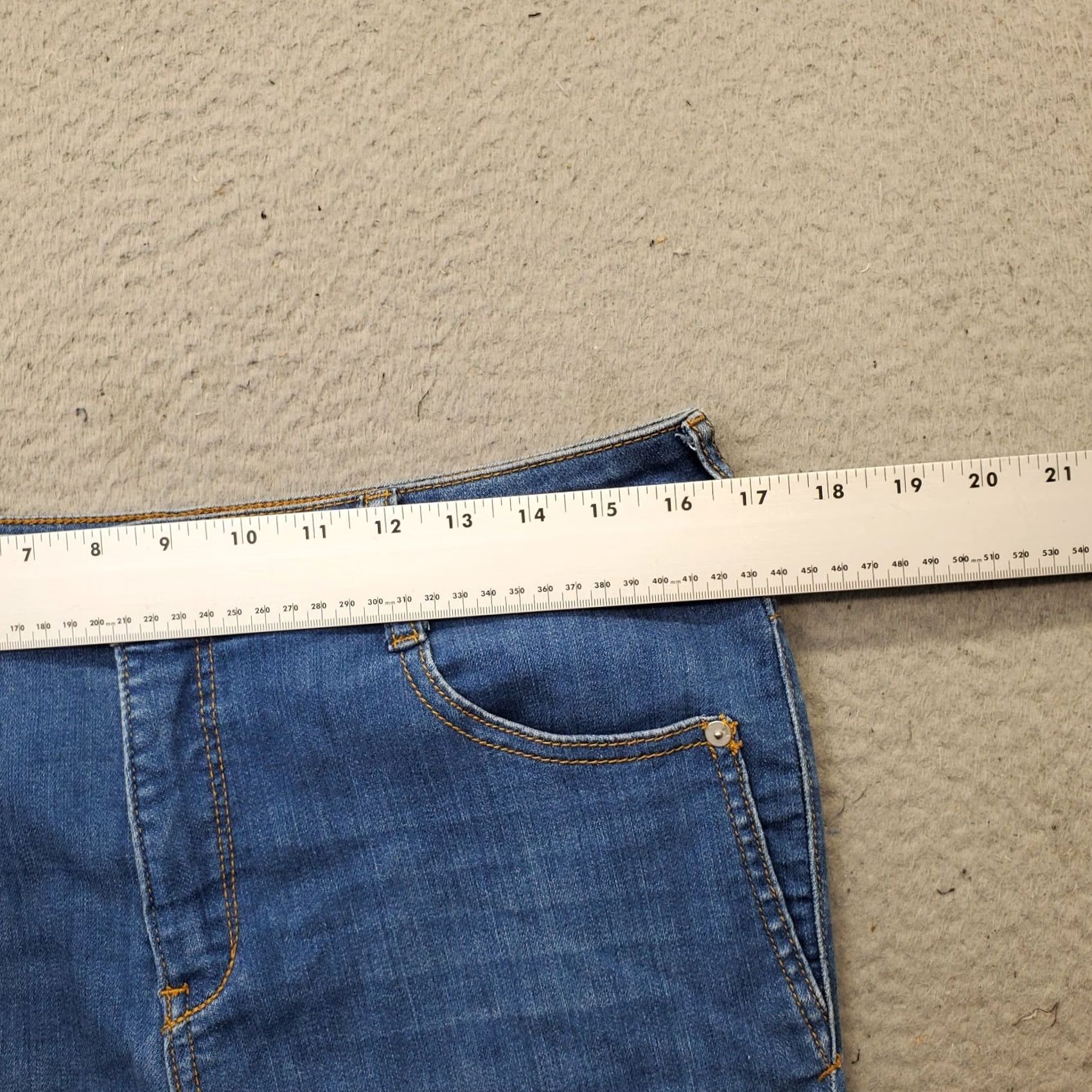 Vintage Pilcro Womens Jeans 31 Blue Denim Skinny High Rise 5-Pocket Stretch Regular Size 31 Womens Size 24" / US 00 / IT 34 - 6 Thumbnail
