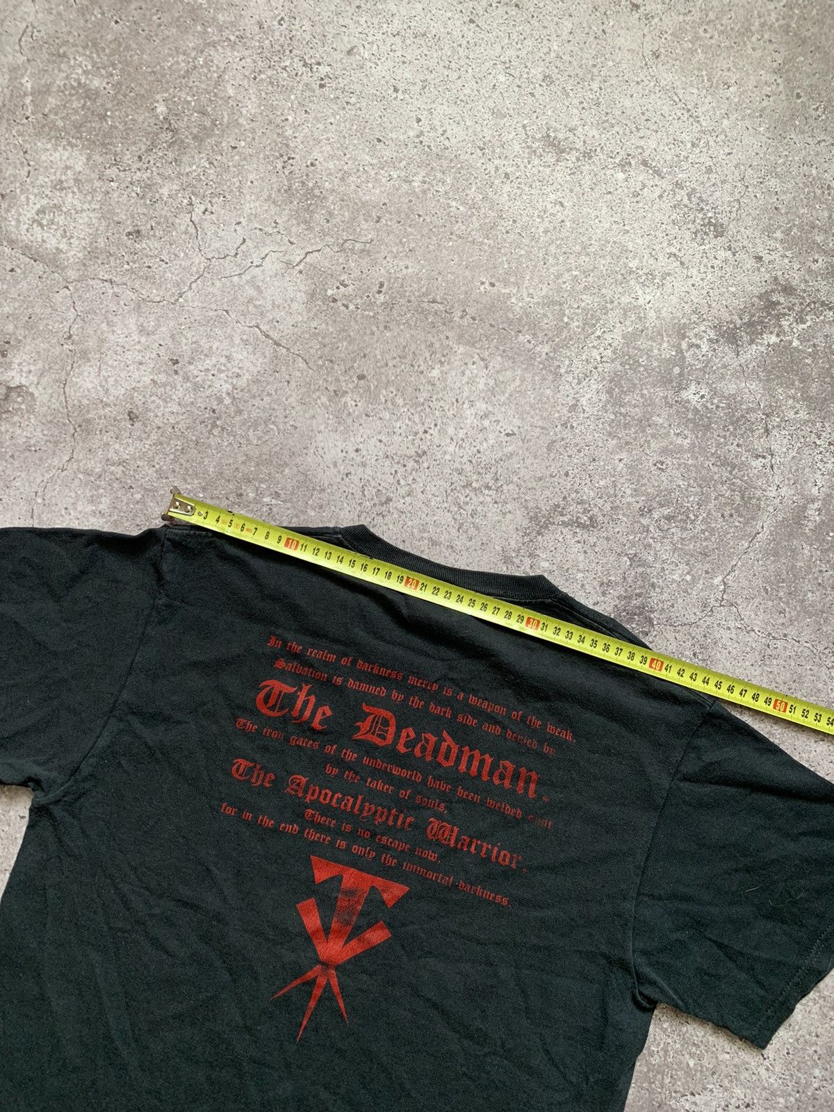 WWE Rare!!! Apocalyptic Warrior The Dead Man WWE WWF Tshirt Size US M / EU 48-50 / 2 - 8 Thumbnail
