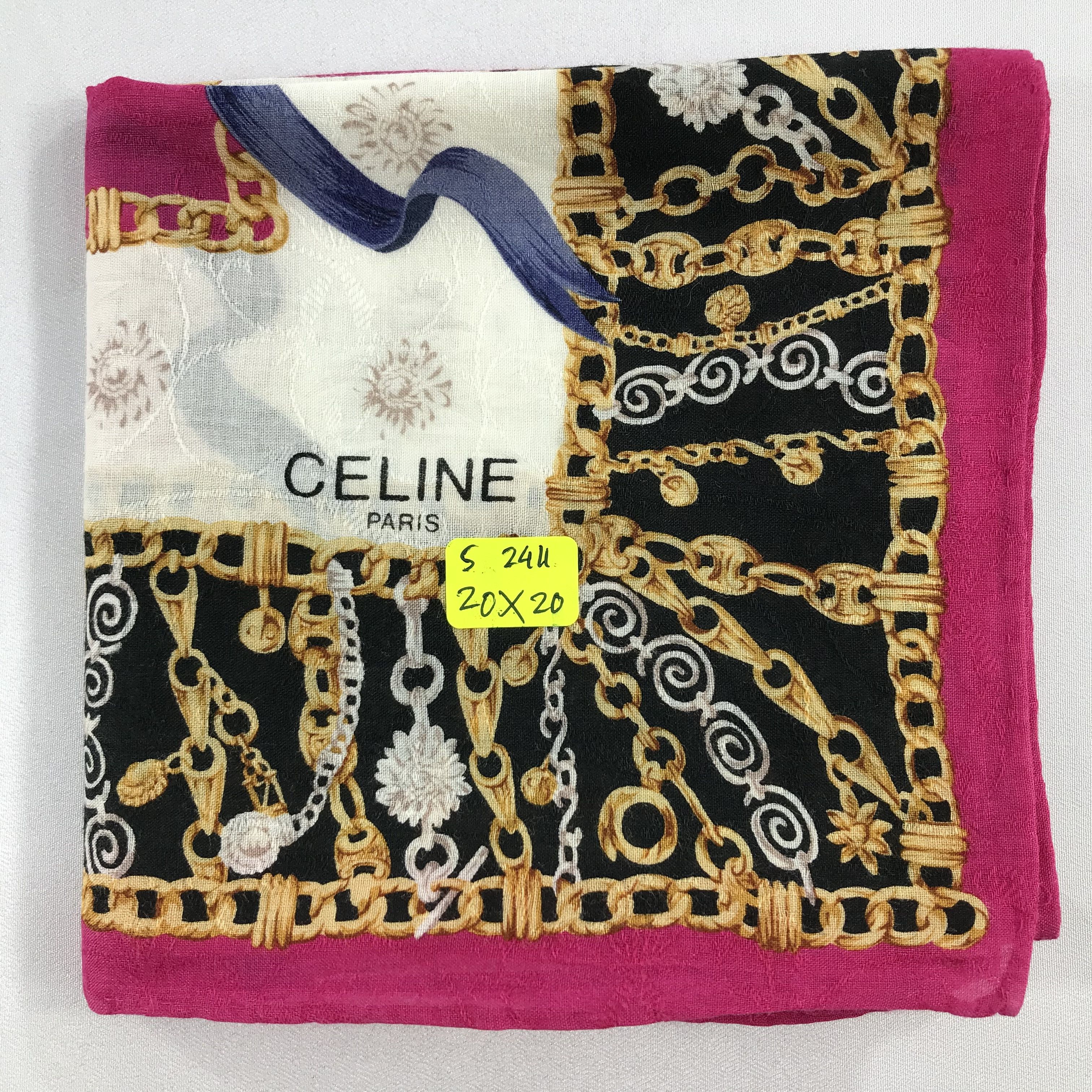 Celine × Vintage Celine Bandana / Handkerchief / Neckerchief - S2411 Size ONE SIZE - 5 Thumbnail