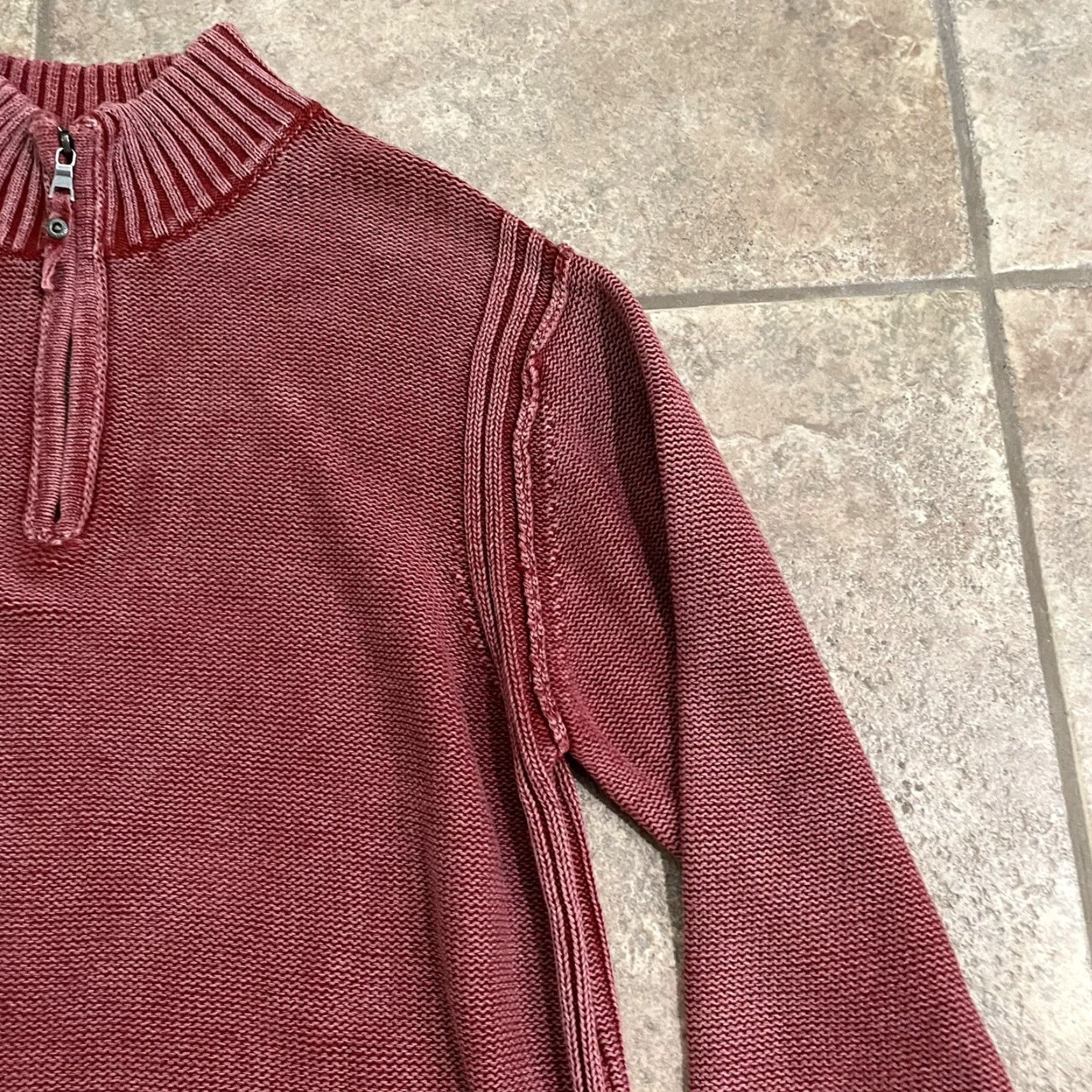 Tommy Bahama Tommy Bahama Jacket Mens Size L Red 100% cotton half zip Windbreaker Size US L / EU 52-54 / 3 - 2 Thumbnail