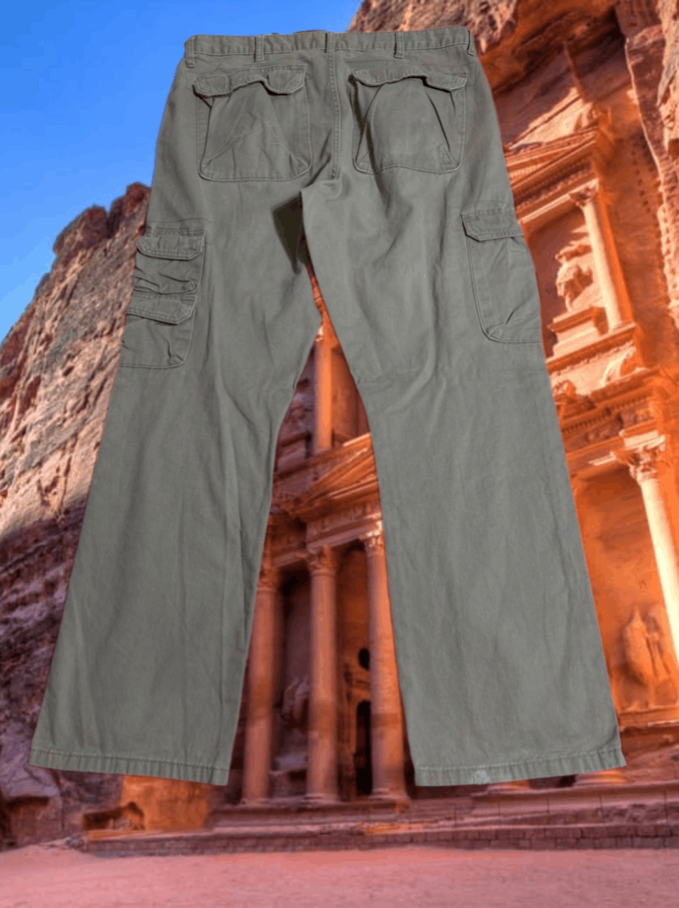 Wrangler Vintage Wrangler Crazy Crash Dirty Baggy Faded Cargo Pants Size US 36 / EU 52 - 1 Thumbnail