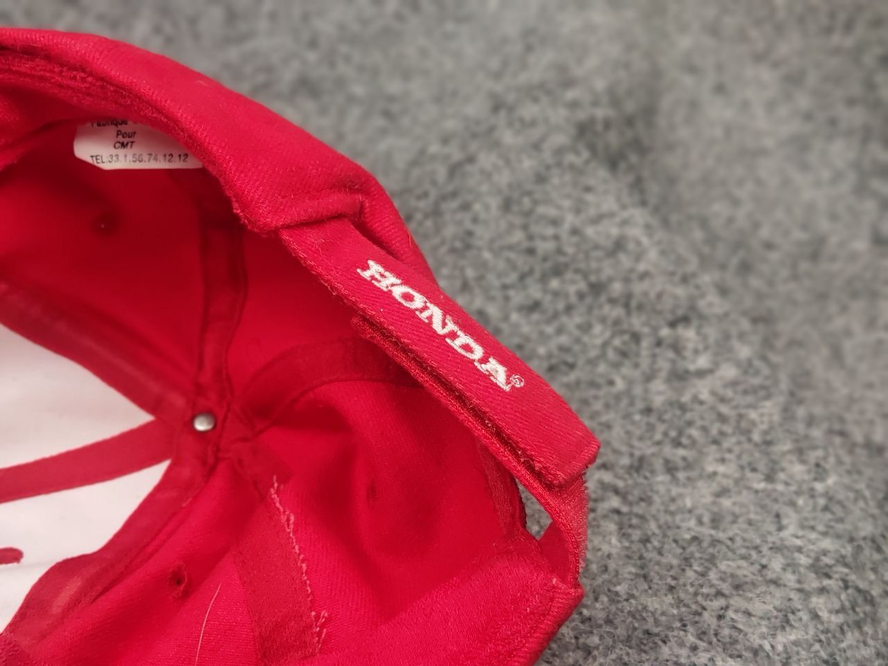 Honda Honda Team Racing Vintage 90's Red Logo One Size Cap Hat Size ONE SIZE - 9 Thumbnail