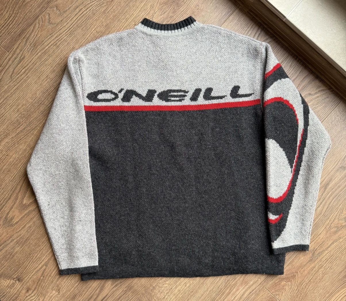 O'Neill Vintage O'Neill Big Logo Knit Sweater Y2K Size US S / EU 44-46 / 1 - 2 Thumbnail