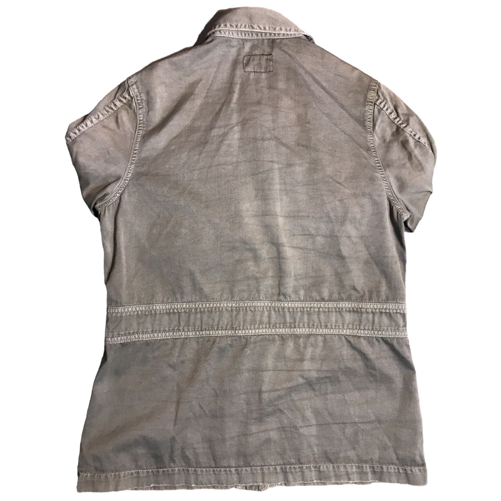 Vintage Current/Elliott Jacket Small Olive Green Khaki Utility Military Nordstrom Size XS / US 0-2 / IT 36-38 - 3 Thumbnail