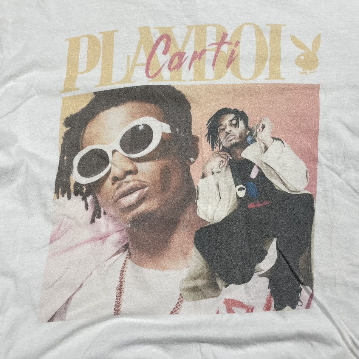 Vintage Vintage 2000s Playboi Carti Graphic Tee Streetwear Baggy L Size US L / EU 52-54 / 3 - 5 Thumbnail