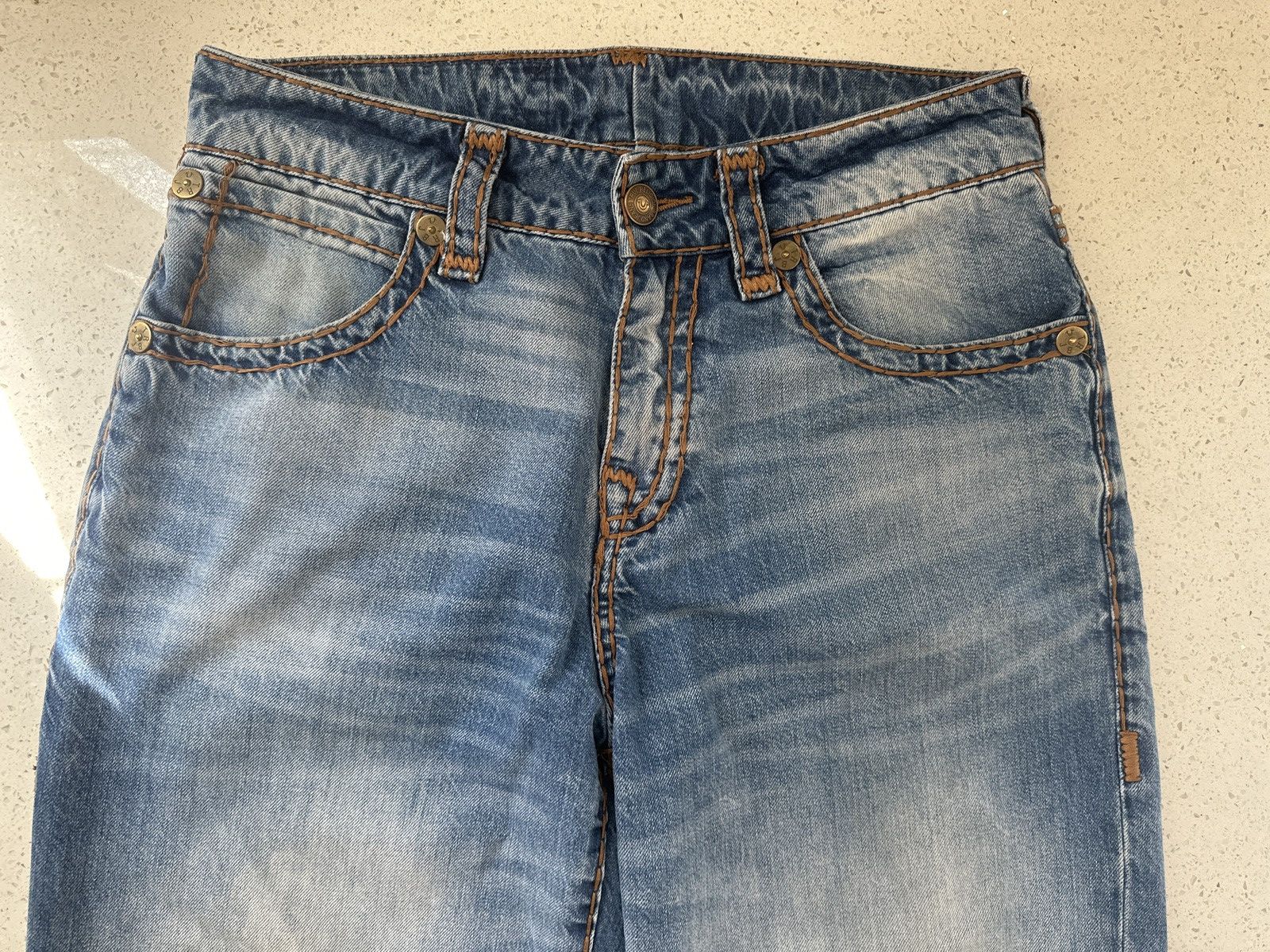 True Religion True Religion x Sebastien Ami “True Grit” Blue Jeans Size US 32 / EU 48 - 4 Thumbnail