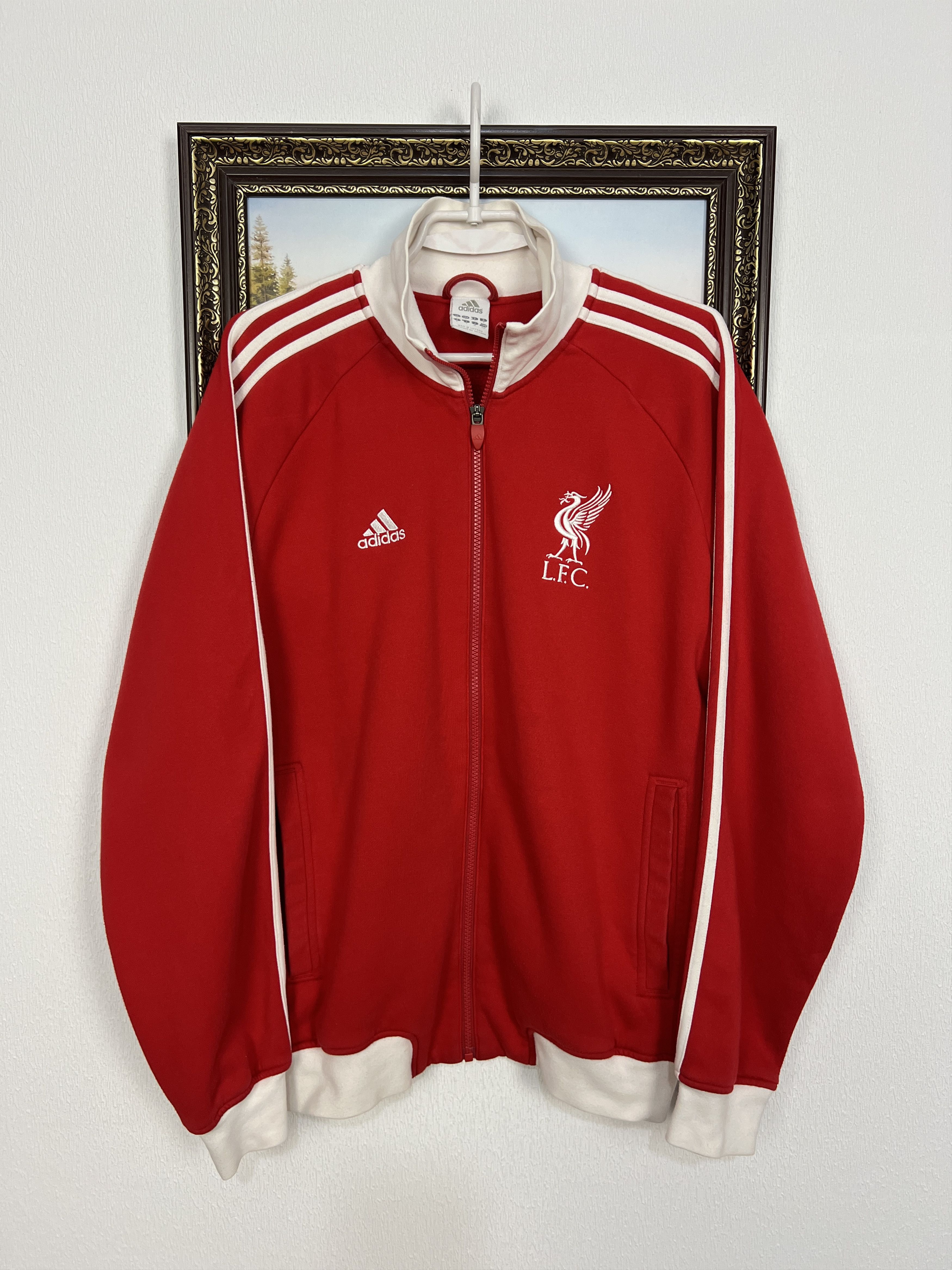 Adidas Vintage Liverpool Football Jacket Soccer Track Top Zip Size US S / EU 44-46 / 1 - 1 Thumbnail