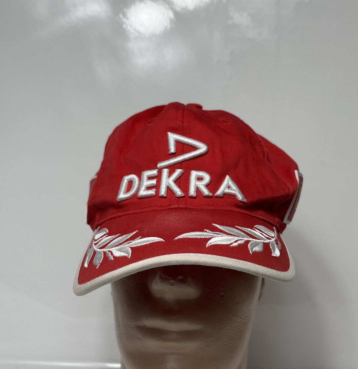 Ferrari Ferrari Dekra Michael Schumacher Vintage Red Racing Hat F1 Size ONE SIZE - 1 Thumbnail