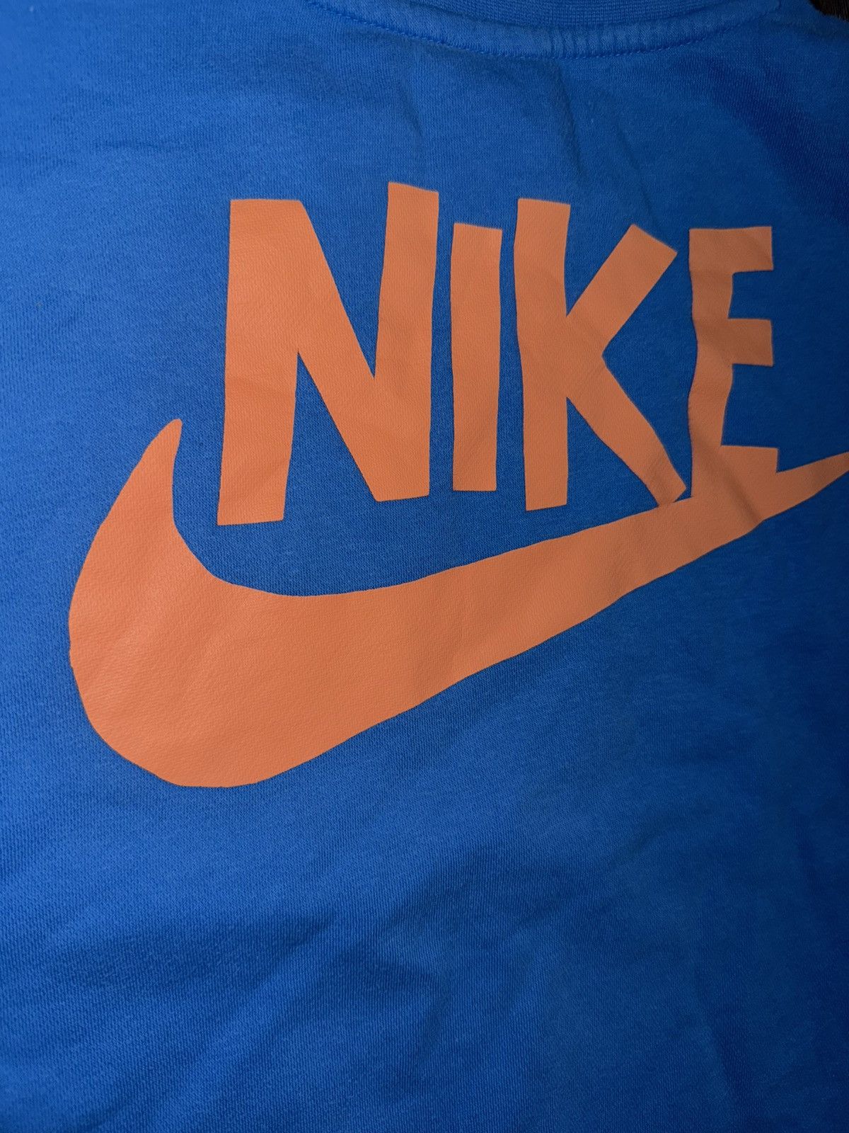 Nike Nike Crew Neck Sweatshirt Photo Blue Orange Trance Large Size US L / EU 52-54 / 3 - 3 Thumbnail