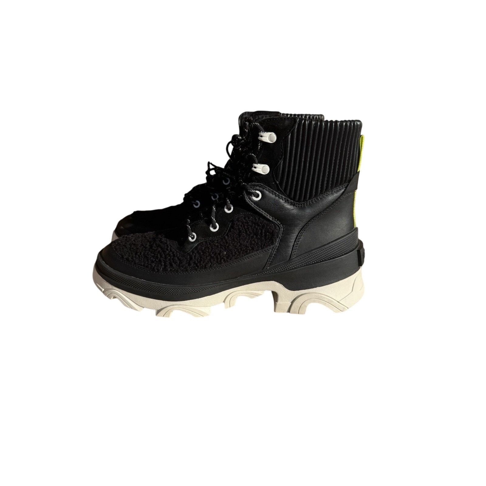 SOREL Sorel Brex Cozy Lace Up Waterproof Boots Black Sea Salt Size US 12 / IT 42 - 1 Thumbnail