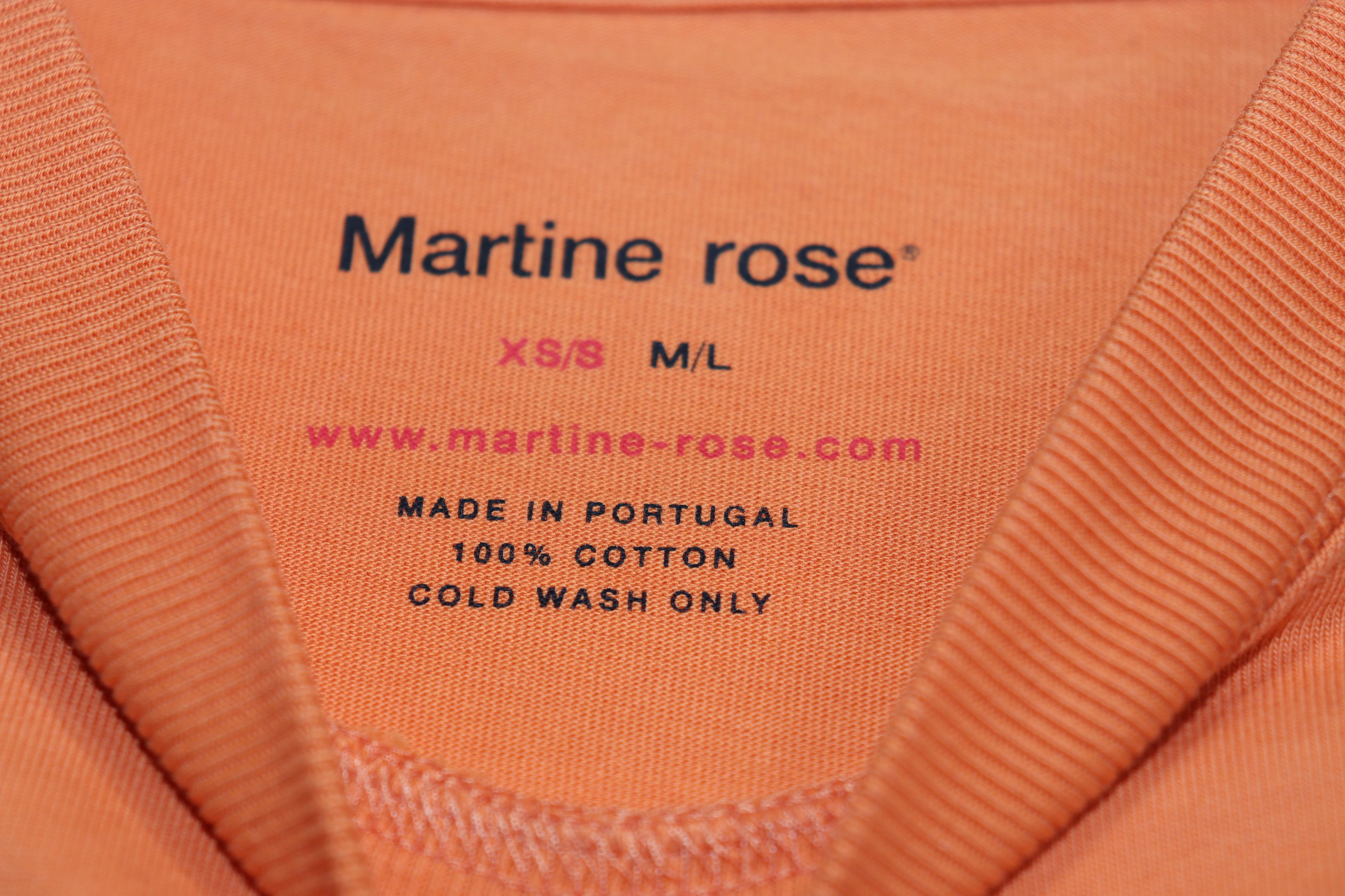 Martine Rose o1rshd1 Ready When you Are Bunny T-Shirt in Orange Size US XS / EU 42 / 0 - 9 Thumbnail