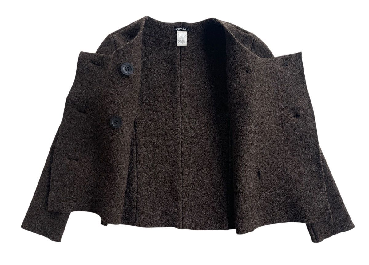 Y's Iwish Y's Bis Yohji Yamamoto Double Breasted Cropped Jacket Size XS / US 0-2 / IT 36-38 - 7 Thumbnail