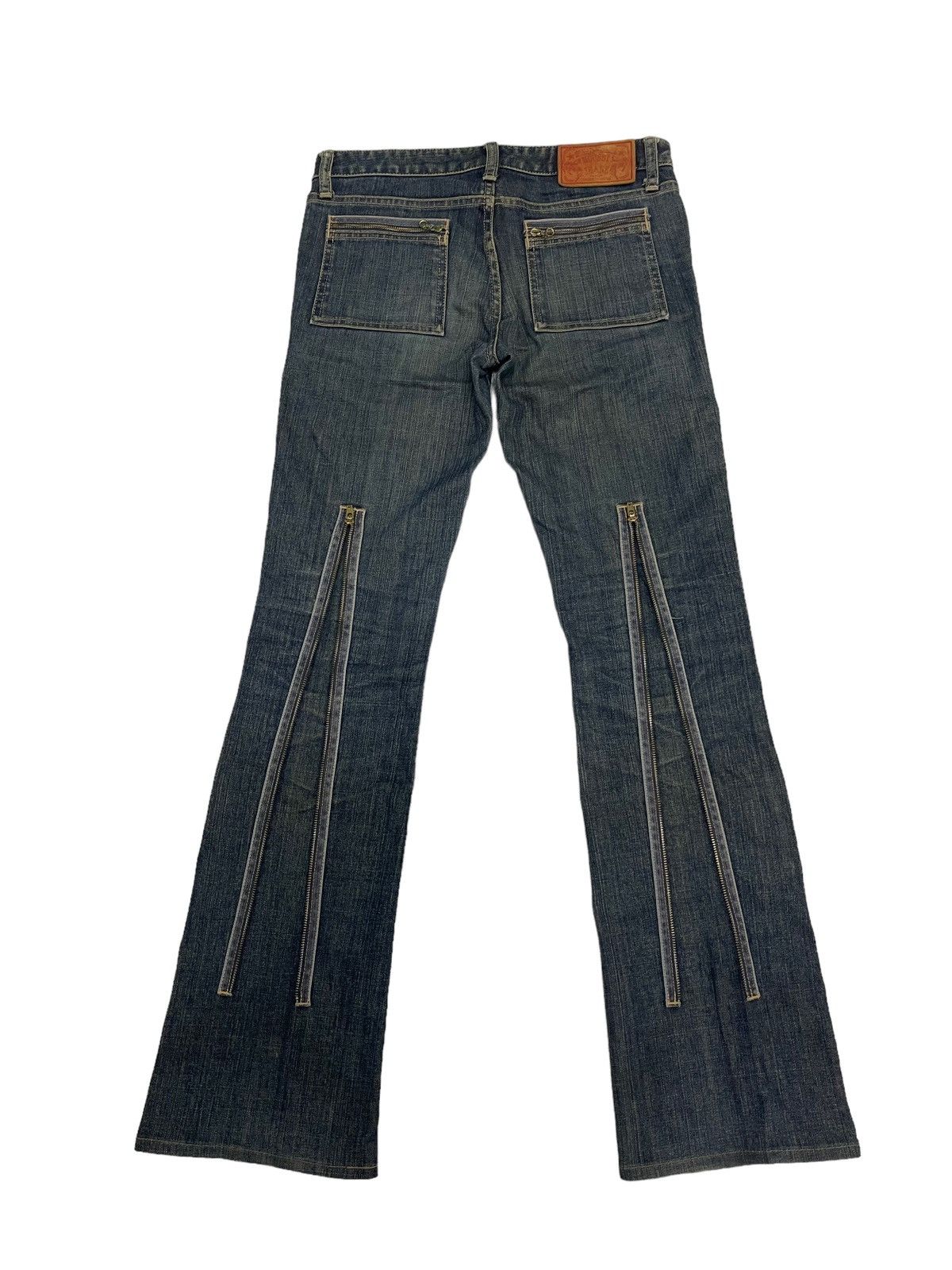 MOUSSY Vintage Moussy Zipper Denim Jeans ! Very Rare Design Size US 30 / EU 46 - 2 Thumbnail