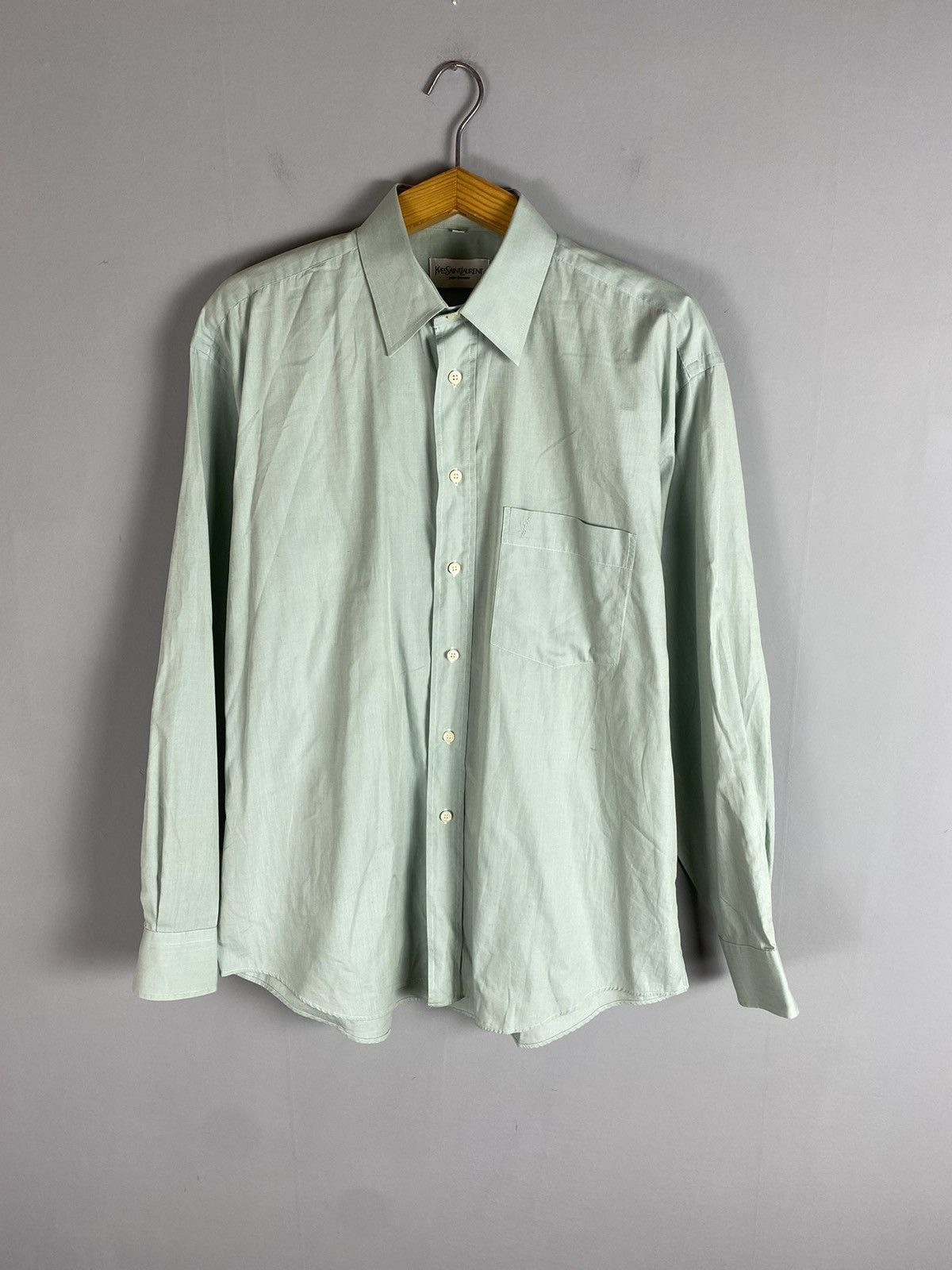 Yves Saint Laurent Vintage YSL Yves Saint Laurent shirt Size US L / EU 52-54 / 3 - 1 Thumbnail