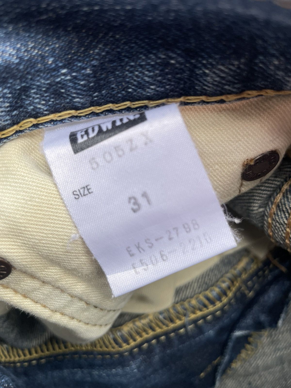 Edwin Vintage Edwin 505ZX Selvedge Denim Size US 34 / EU 50 - 18 Thumbnail