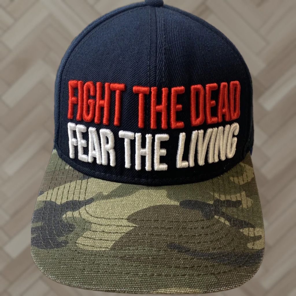 OAMC The Walking Dead Camouflage Baseball Hat Cap / H-80 | Unisex Adjustable Black Snapback Cap Size ONE SIZE - 1 Thumbnail