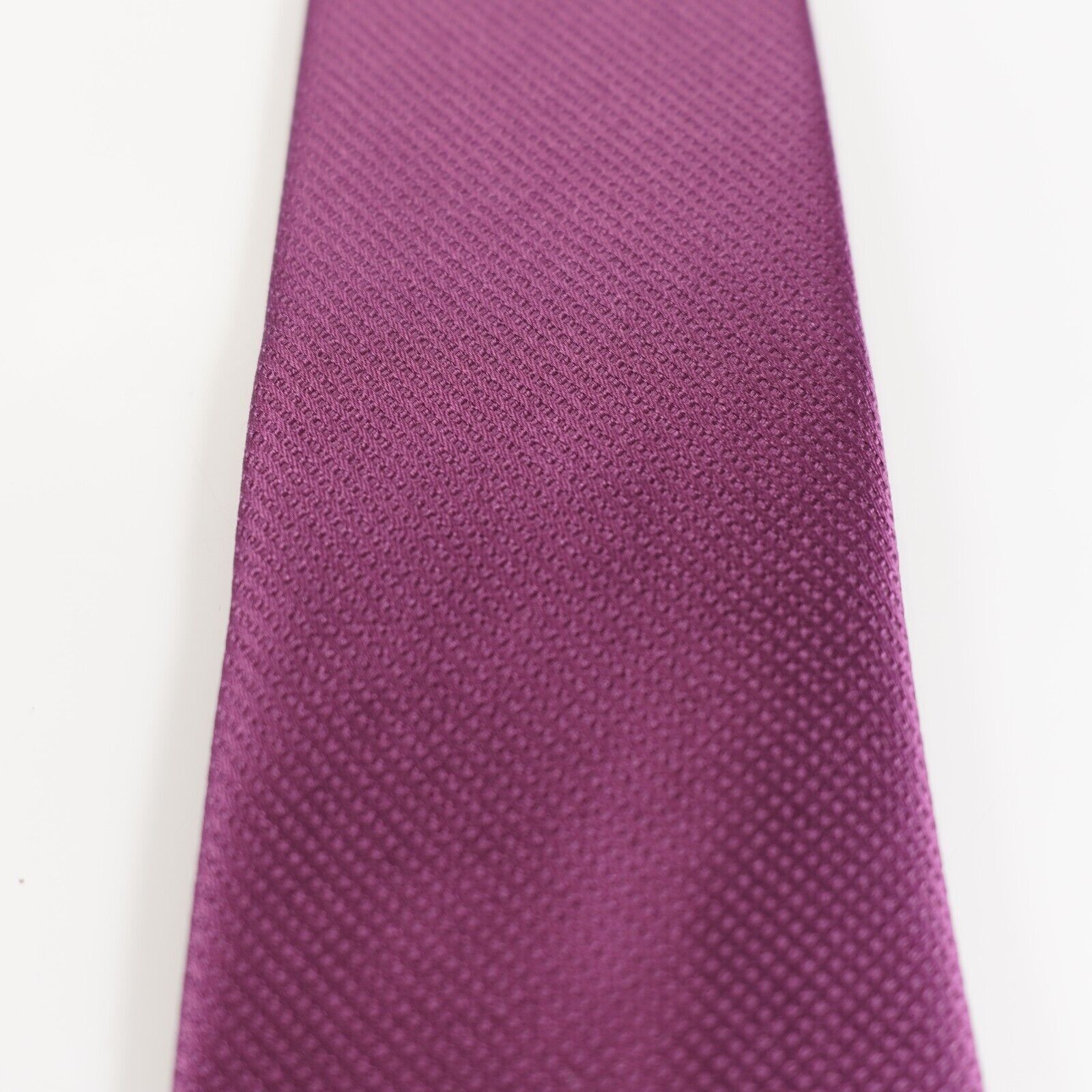 Michael Kors Michael Kors Purple Polka Dot Woven Silk Tie Size ONE SIZE - 2 Thumbnail