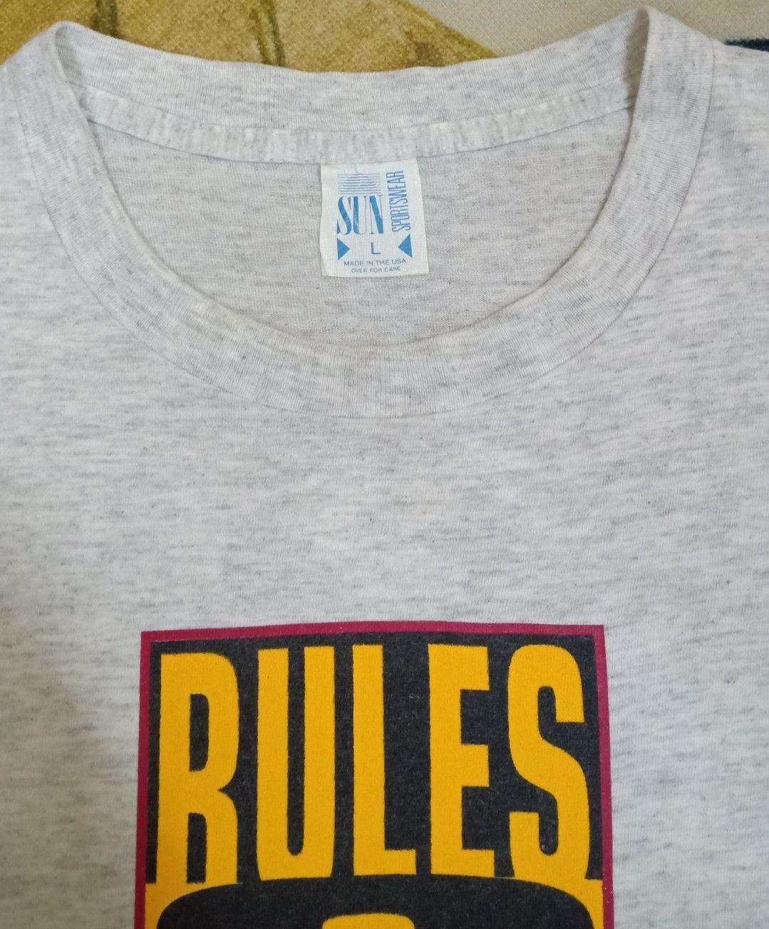 Rap Tees × Vintage Vintage 90s No Rules T-shirt Size US L / EU 52-54 / 3 - 5 Thumbnail