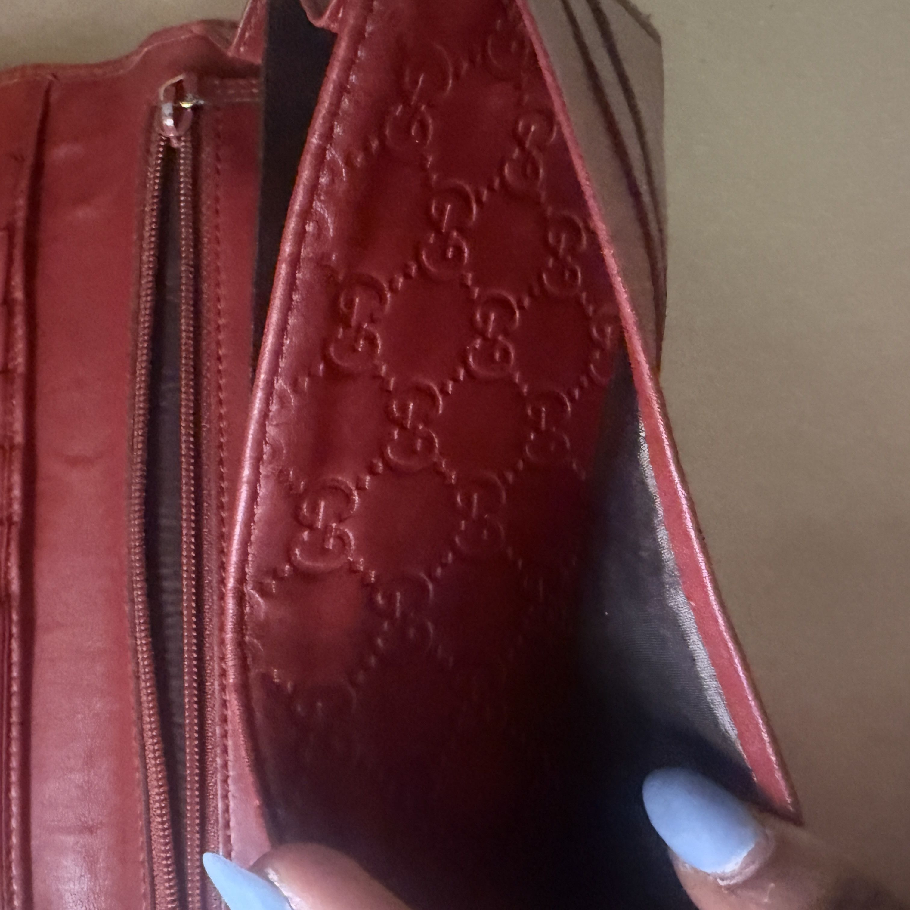 Gucci Pre-Owned GUCCI GG Shima Line Wallet Flap Long Leather in R Size ONE SIZE - 7 Thumbnail