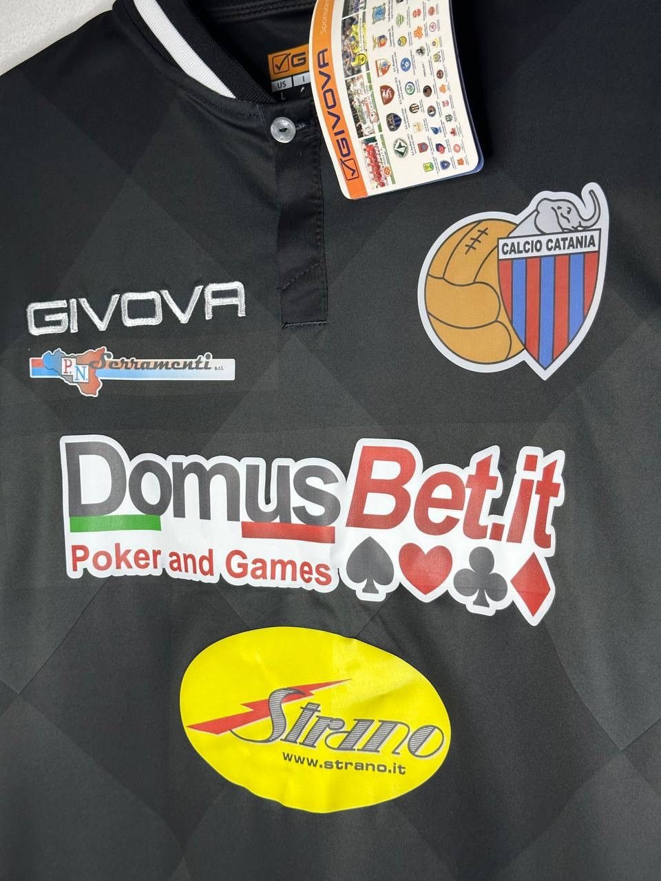 Other Givova Calcio Catania Beach Soccer Jersey Chiavaro #13 L Size US L / EU 52-54 / 3 - 4 Thumbnail