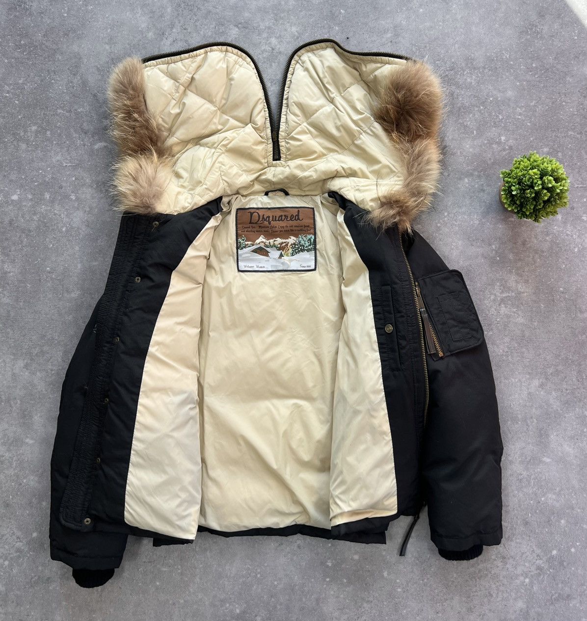 Dsquared2 Rare Vintage DSQUARED2 Short Bomber Down Y2K Avant Garde Size US M / EU 48-50 / 2 - 2 Thumbnail