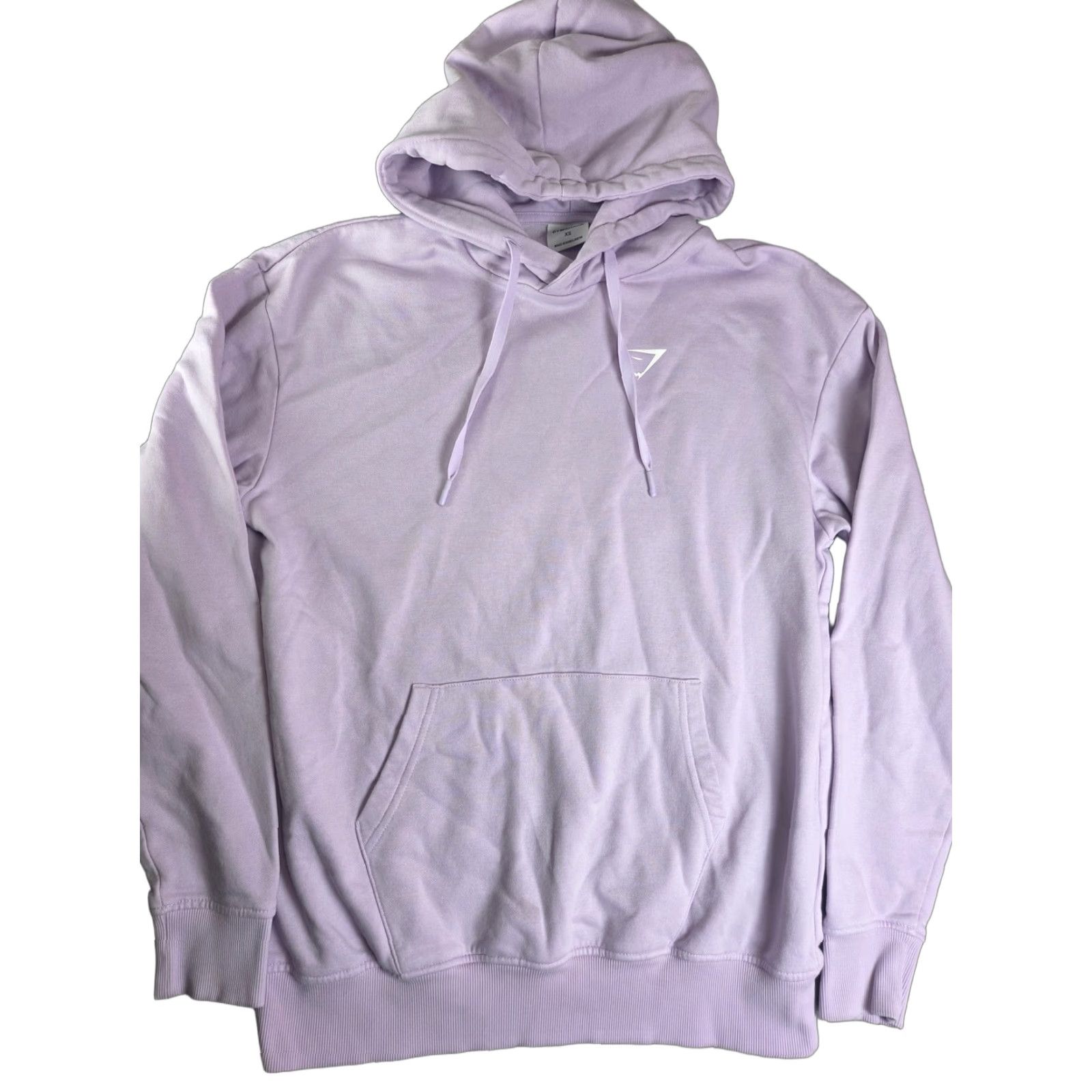 Gymshark VINTAGE: Gymshark Hoodie Womens XS Purple Pullover Kangaroo Pocket Lightweight Sweatshirt Size XS / US 0-2 / IT 36-38 - 1 Thumbnail