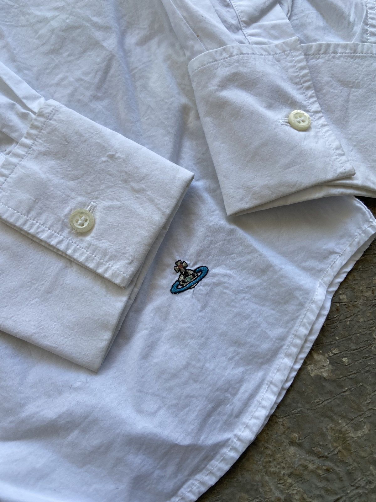 Vivienne Westwood AW 2006 Vivienne Westwood Man - White Oxford Button-Up Shirt Size US M / EU 48-50 / 2 - 6 Thumbnail