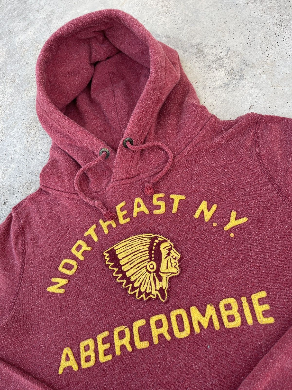 Abercrombie & Fitch × Vintage Vintage Abercrombie & Fitch Pullover Hoodie Size US L / EU 52-54 / 3 - 6 Thumbnail