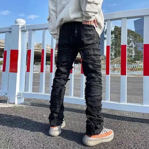 Japanese Brand × Jean Destruction Ripped Jeans Size US 32 / EU 48 - 4 Thumbnail