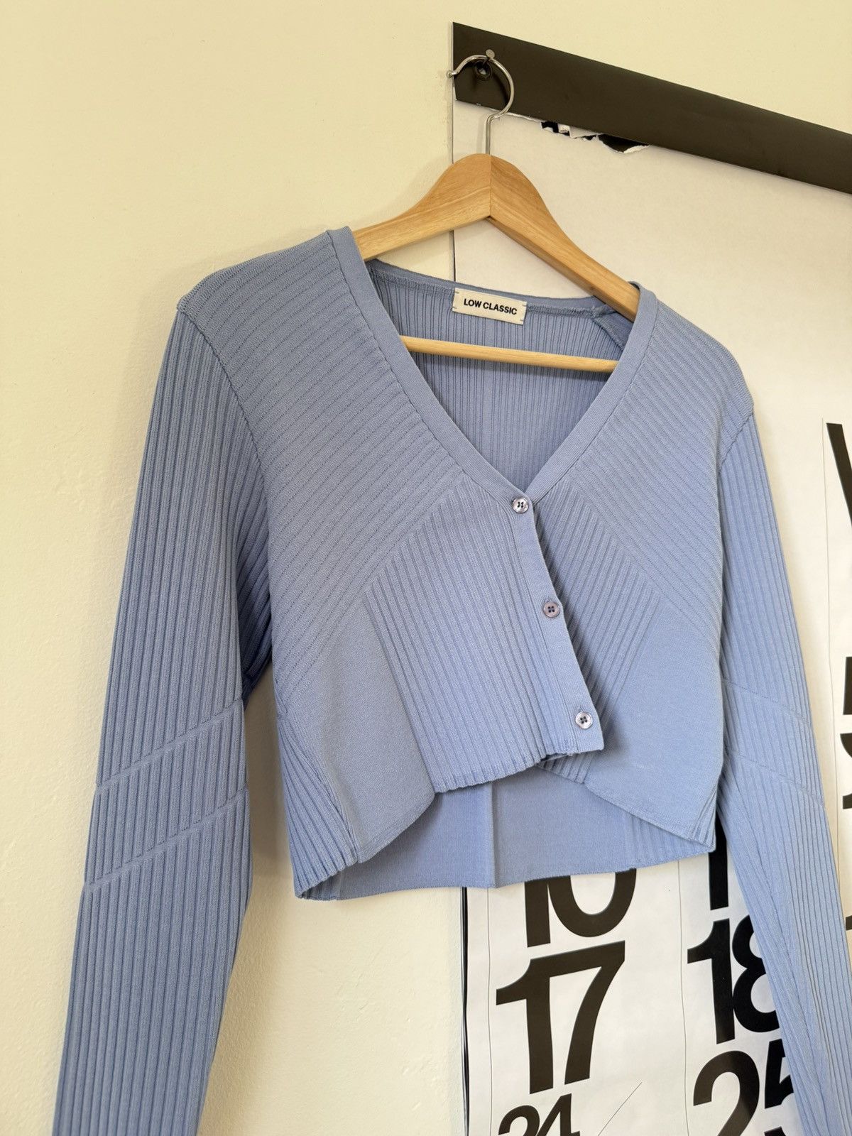 LOW CLASSIC Ribbed Knit Cardigan Size S / US 4 / IT 40 - 2 Thumbnail
