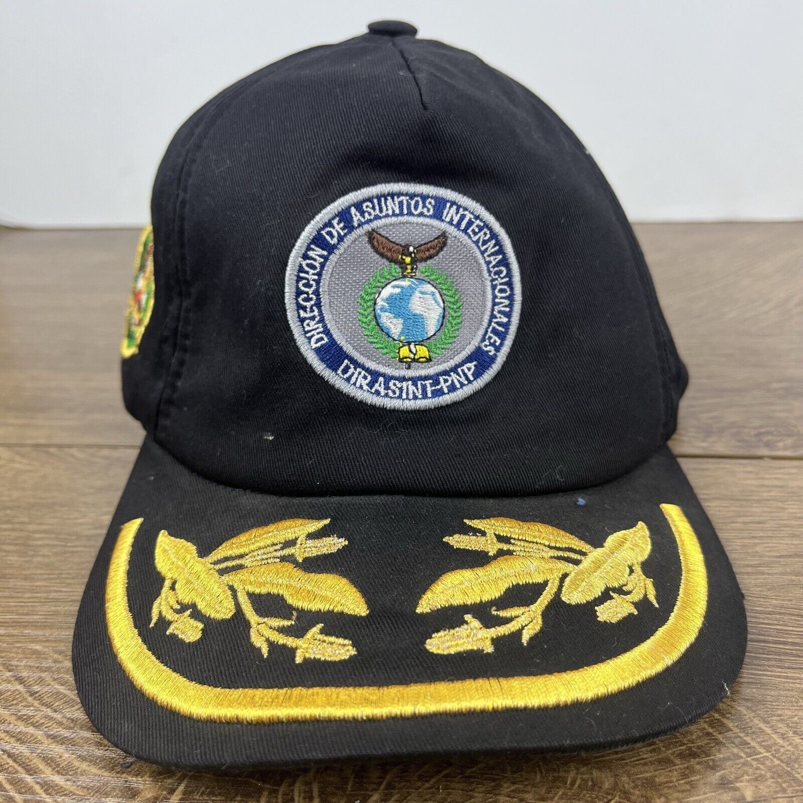 Other Direccion De Asuntos Hat Dirasint PNP Adjustable Hat Black H Size ONE SIZE - 3 Thumbnail