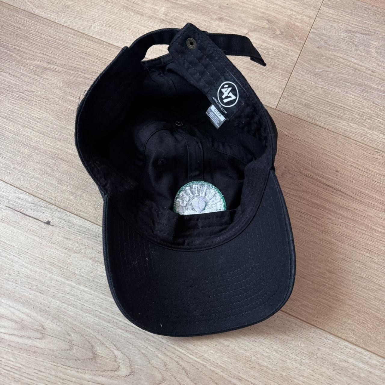 47 Brand Boston Celtics '47 Brand Black Clean Up Adjustable Dad Hat Size ONE SIZE - 6 Thumbnail