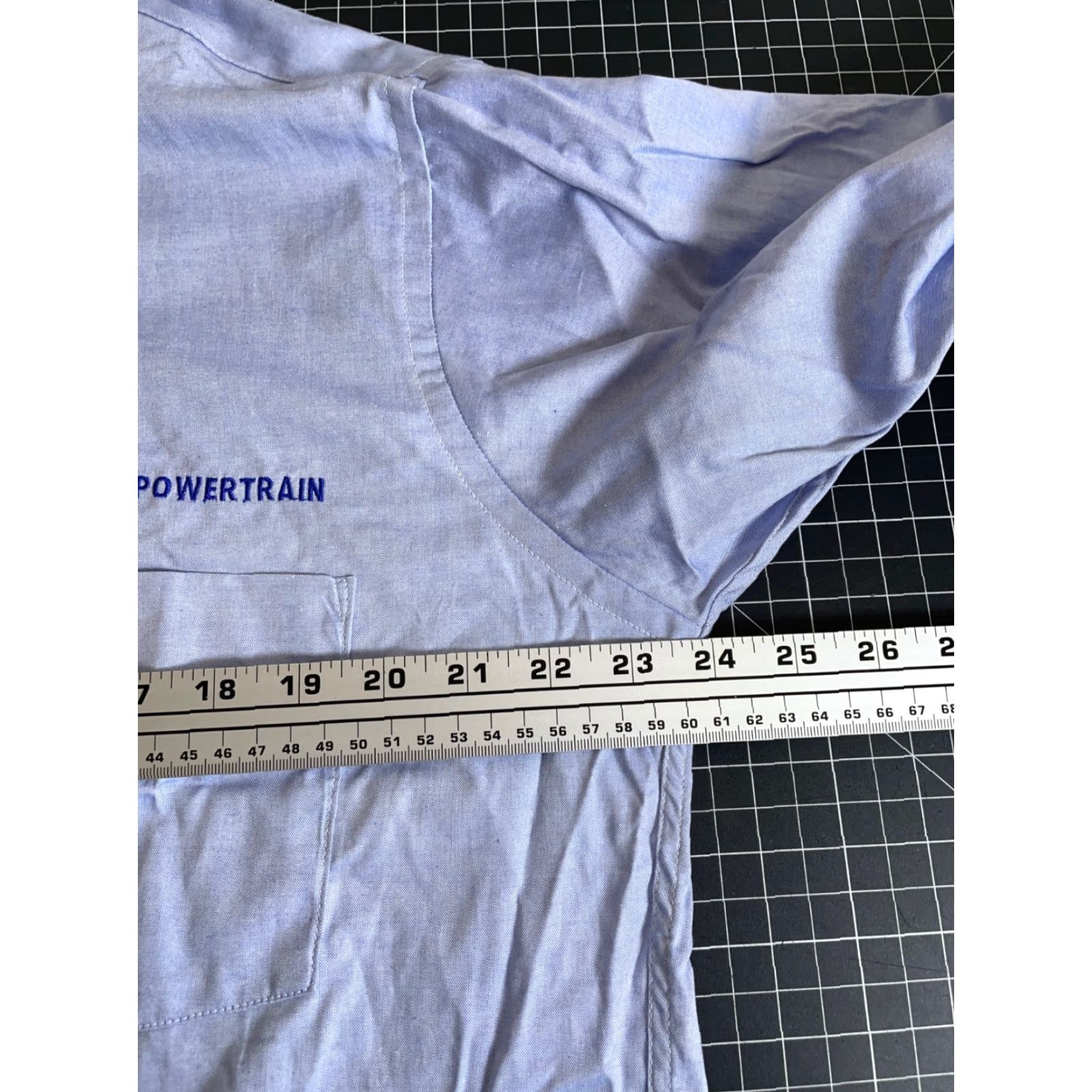 Vintage VINTAGE Edwards GM Powertrain Work Shirt Men Large Blue Oxford Embroidered 90s Grunge Heavyweight Size US L / EU 52-54 / 3 - 5 Thumbnail