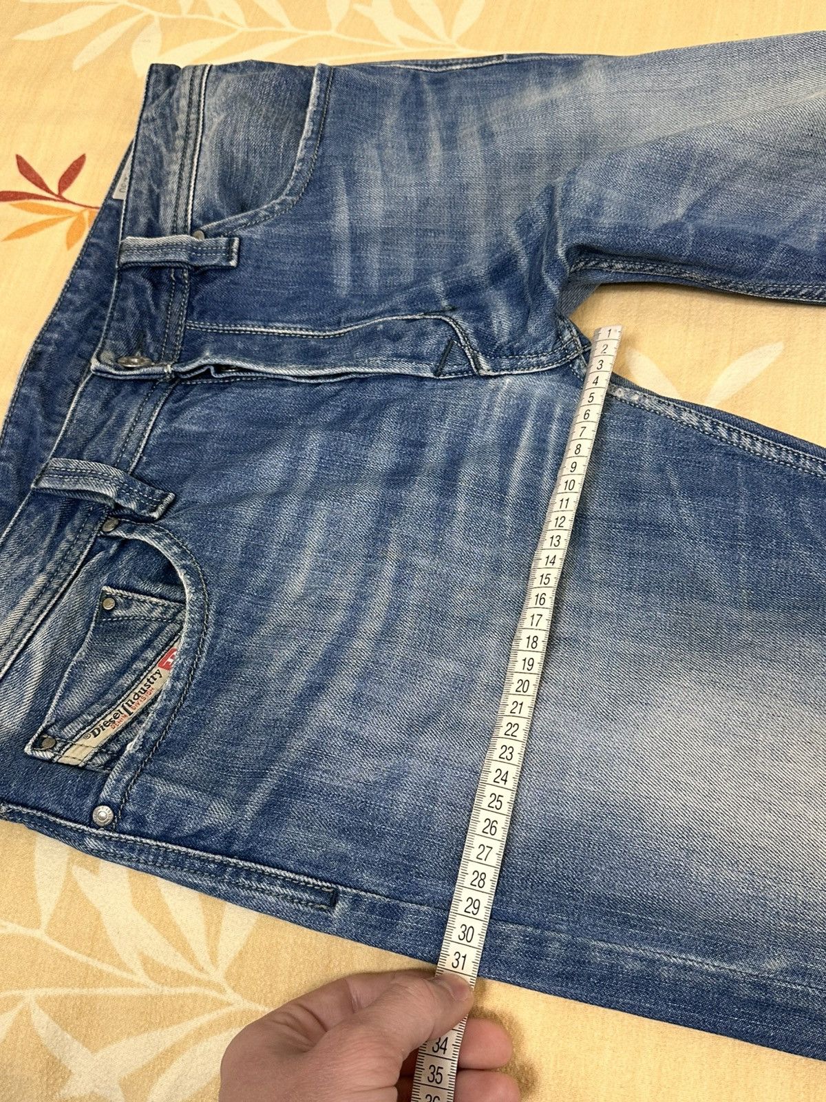 Diesel 🔥 Diesel Larkee Distressed Straight Jeans Pants Denim Rare Size US 32 / EU 48 - 9 Thumbnail