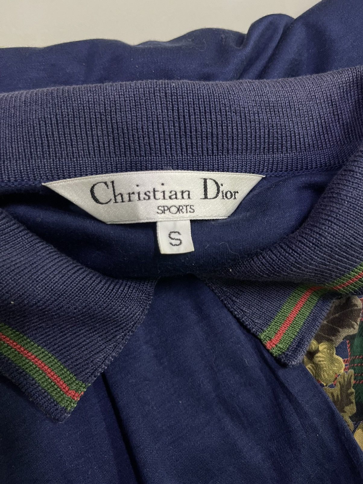 Christian Dior Monsieur Vintage 80's Christian Dior Sport Collar Long Sleeve Shirt Size US S / EU 44-46 / 1 - 9 Thumbnail