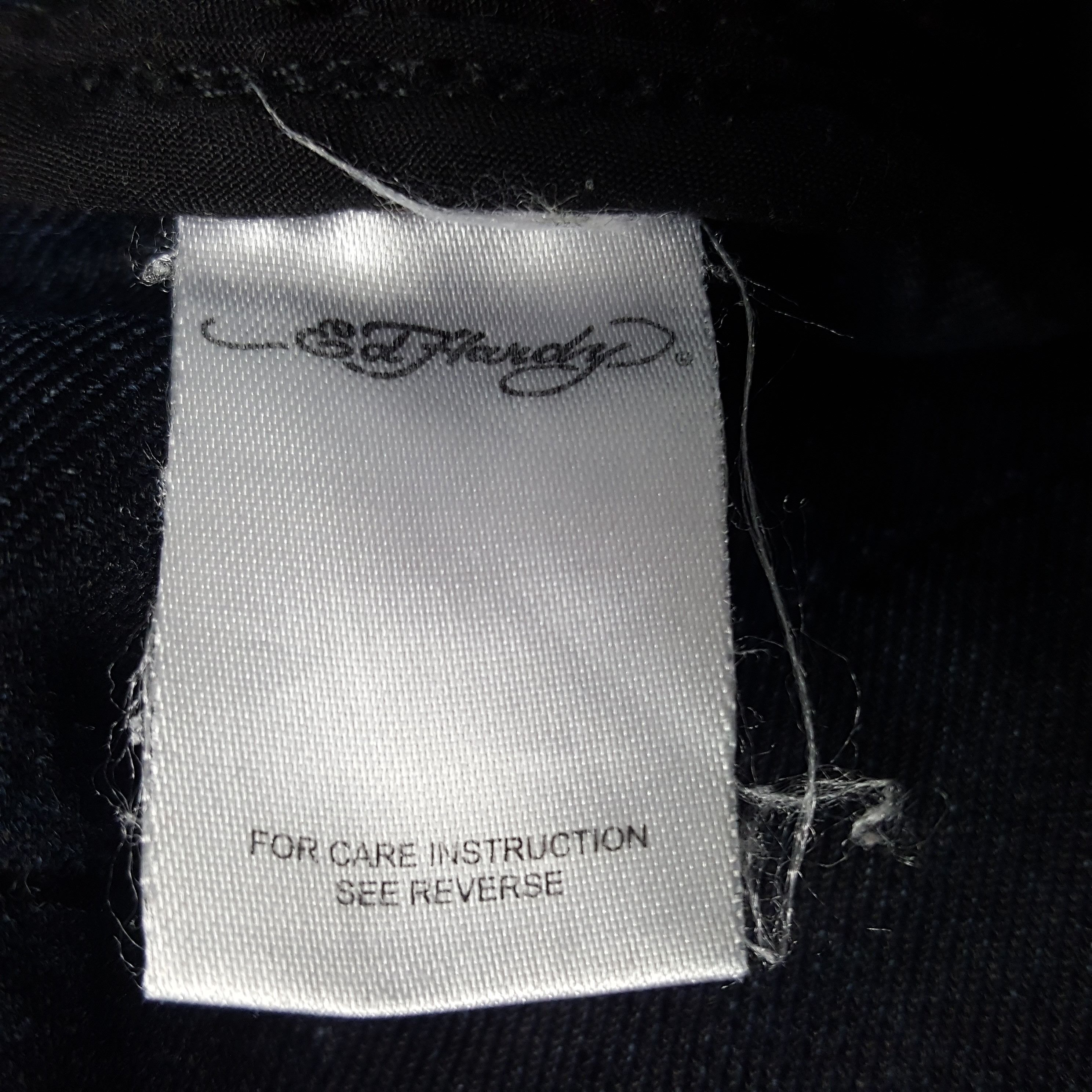Ed Hardy × Vintage Vintage Ed hardy Custom Art Spell Out Logo Denim Jeans Size US 30 / EU 46 - 15 Thumbnail