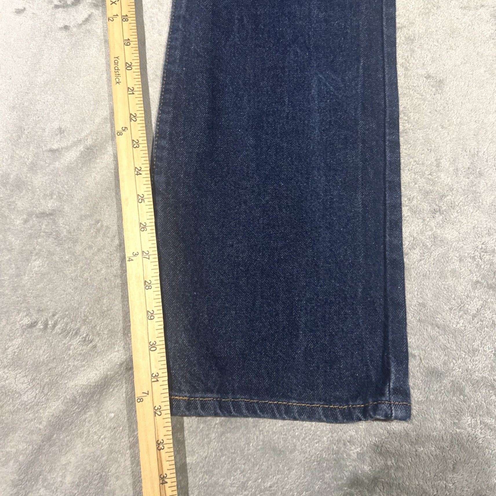 Levi's Levi's 517 Bootcut Jeans Mens 34 Yellowstone Cowboy Western Dark Wash 5-Pocket Denim Regular Fit 32 Inseam Blue Size US 33 - 5 Thumbnail