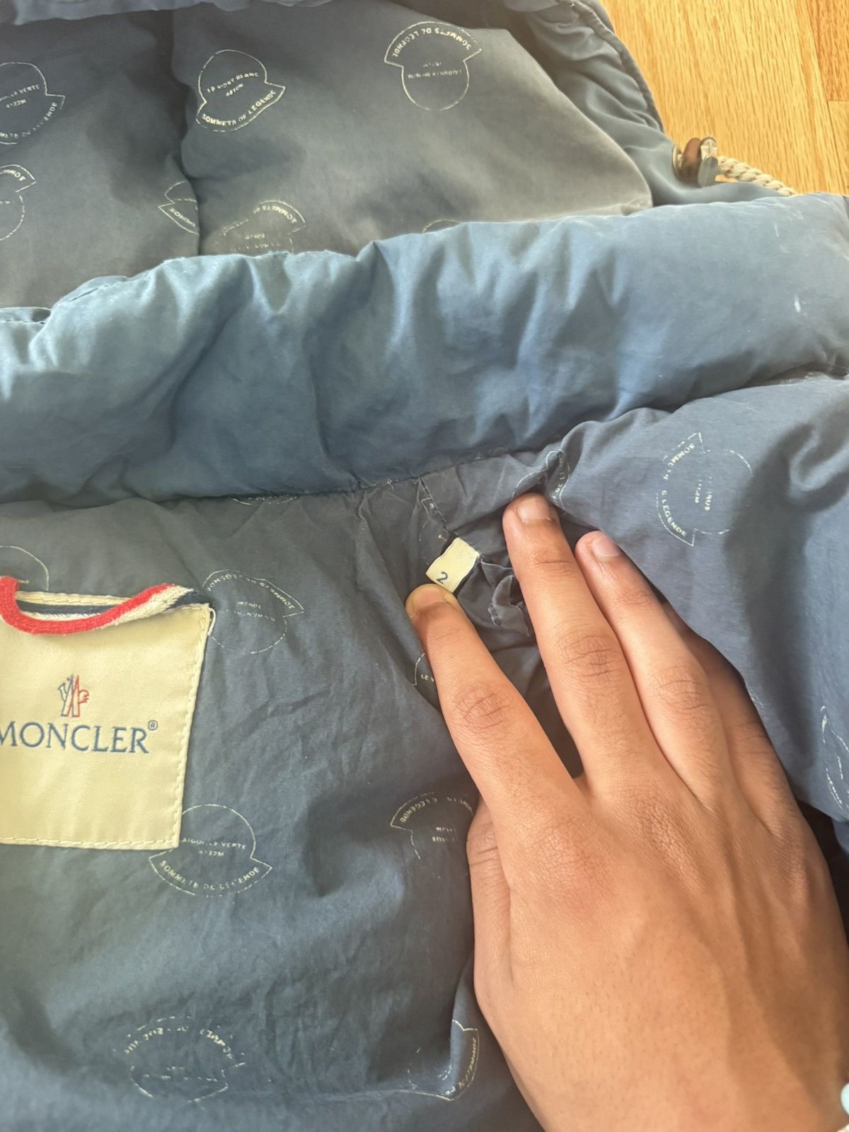 Moncler × Visvim Moncler x Visvim Borosiri Down Jacket - Navy Size US M / EU 48-50 / 2 - 6 Thumbnail