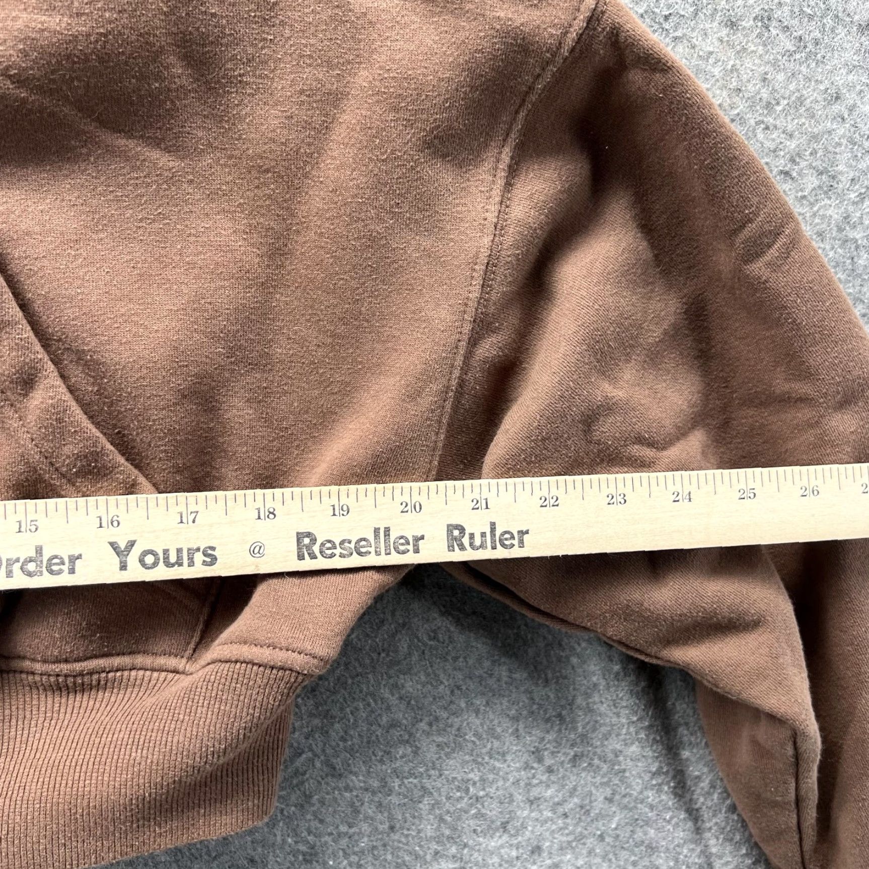 Pacsun Pacsun Sweater Women Small Brown Cropped Hooded Pullover Casual Cotton Logo Long Sleeve, Regular Fit, Fleece, Fall Winter, Women Small Size S / US 4 / IT 40 - 6 Thumbnail